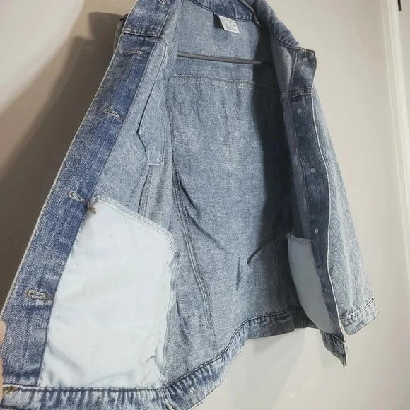 VGT  Looney Tunes Acid Wash Mens/Womans Jean Jacket,size M. - Picture 5 of 9